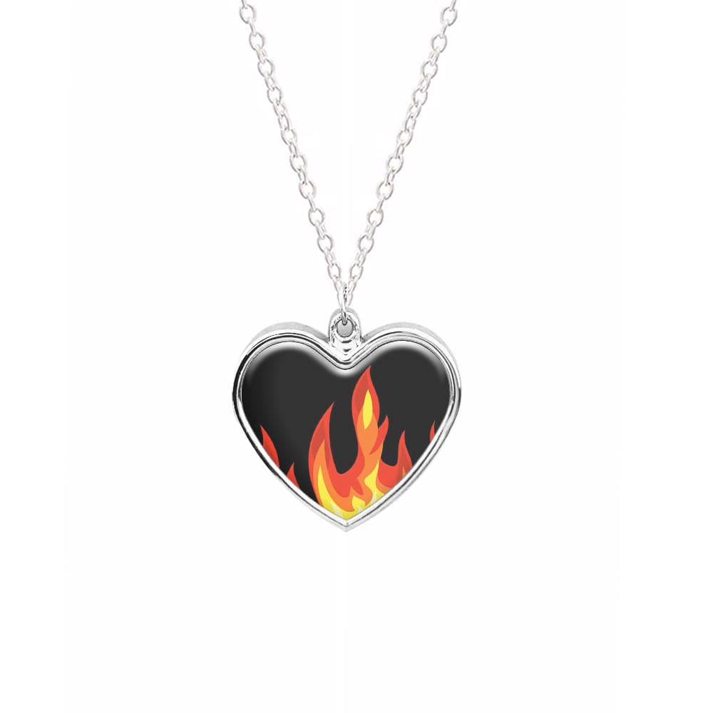 Black Flame  Necklace