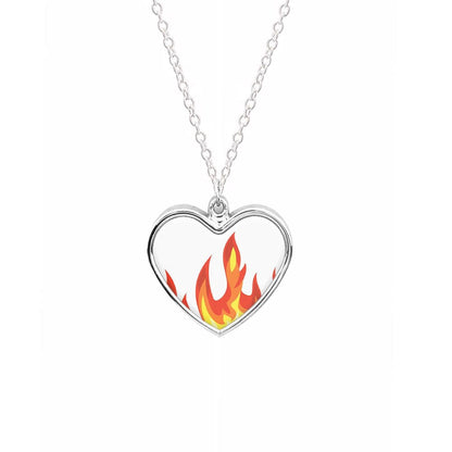 White Flame Necklace