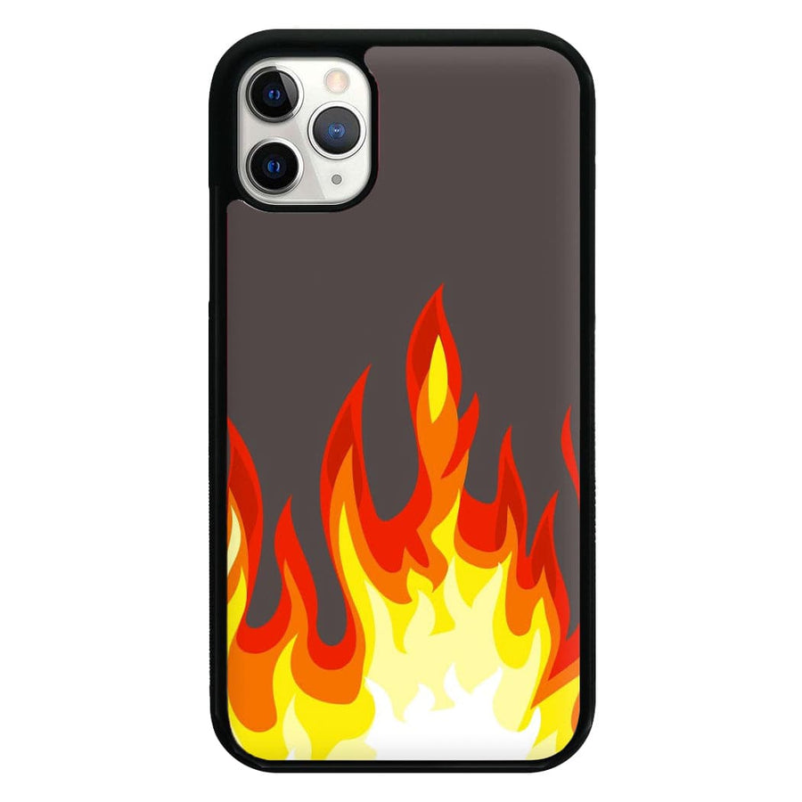 Grey Flame Phone Case