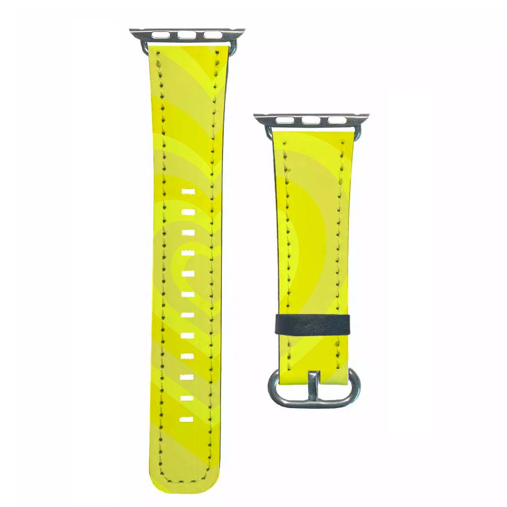 Yellow - Colourful Hearts Apple Watch Strap