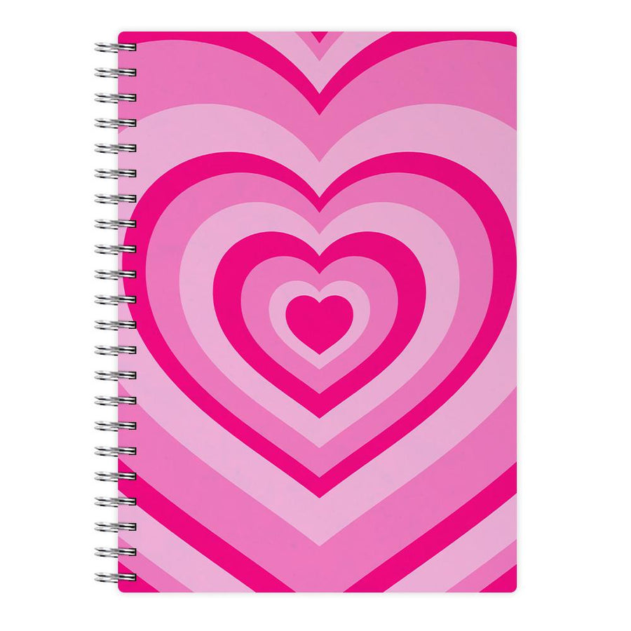 Pink - Colourful Hearts Notebook