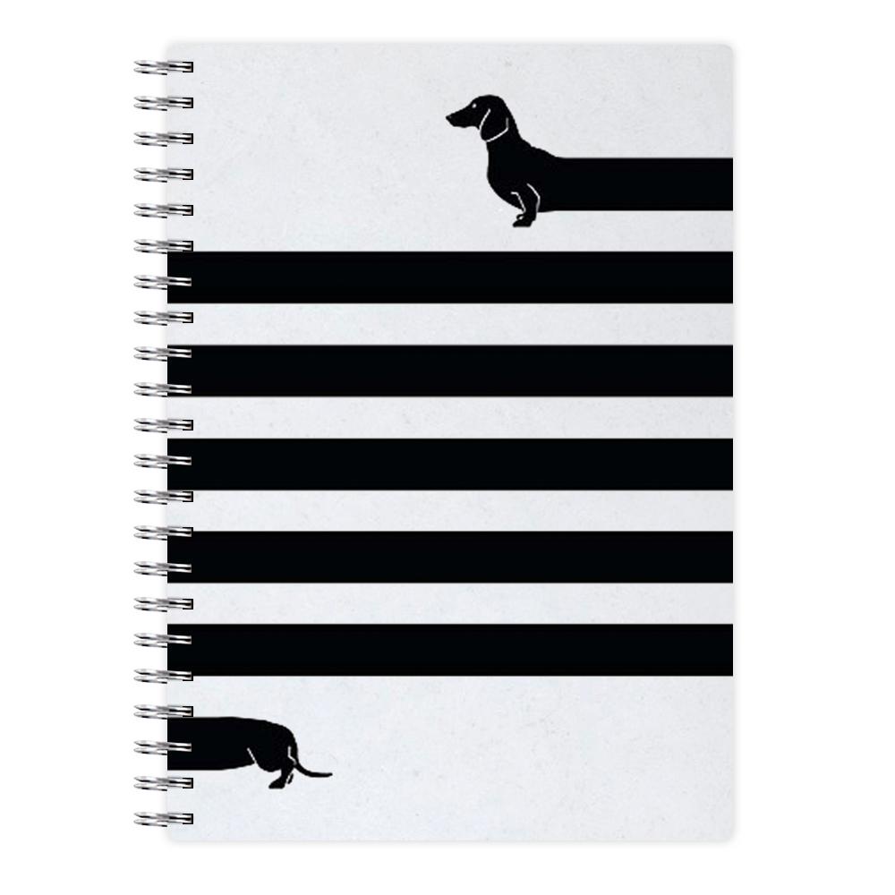 Dachshund Wrapped Notebook - Fun Cases