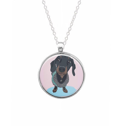 Cartoon Dachshund Keyring - Fun Cases