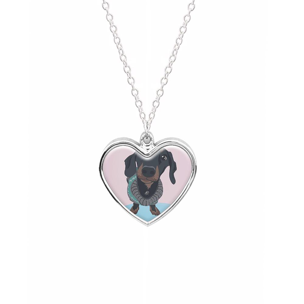 Cartoon Dachshund Necklace