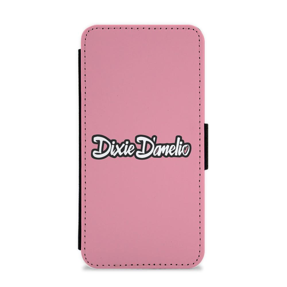 Dixie D'Amelio Heart Flip / Wallet Phone Case