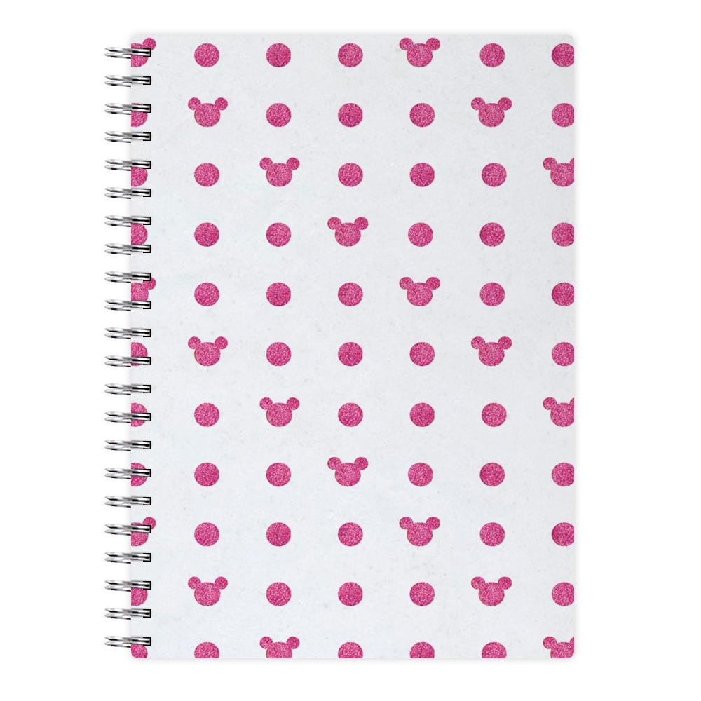 Mickey Polkadot White Disney Notebook - Fun Cases