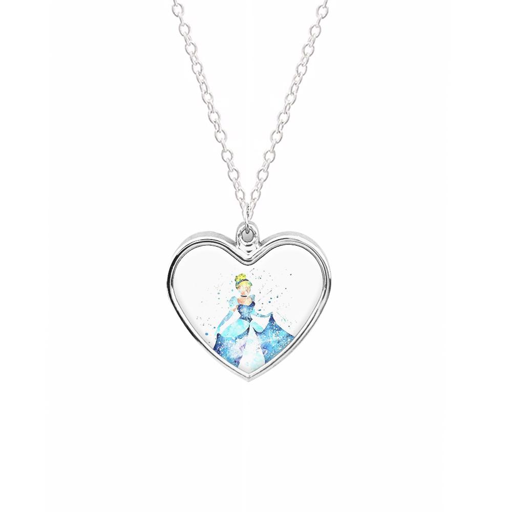 Watercolour Cinderella Fairytale Necklace