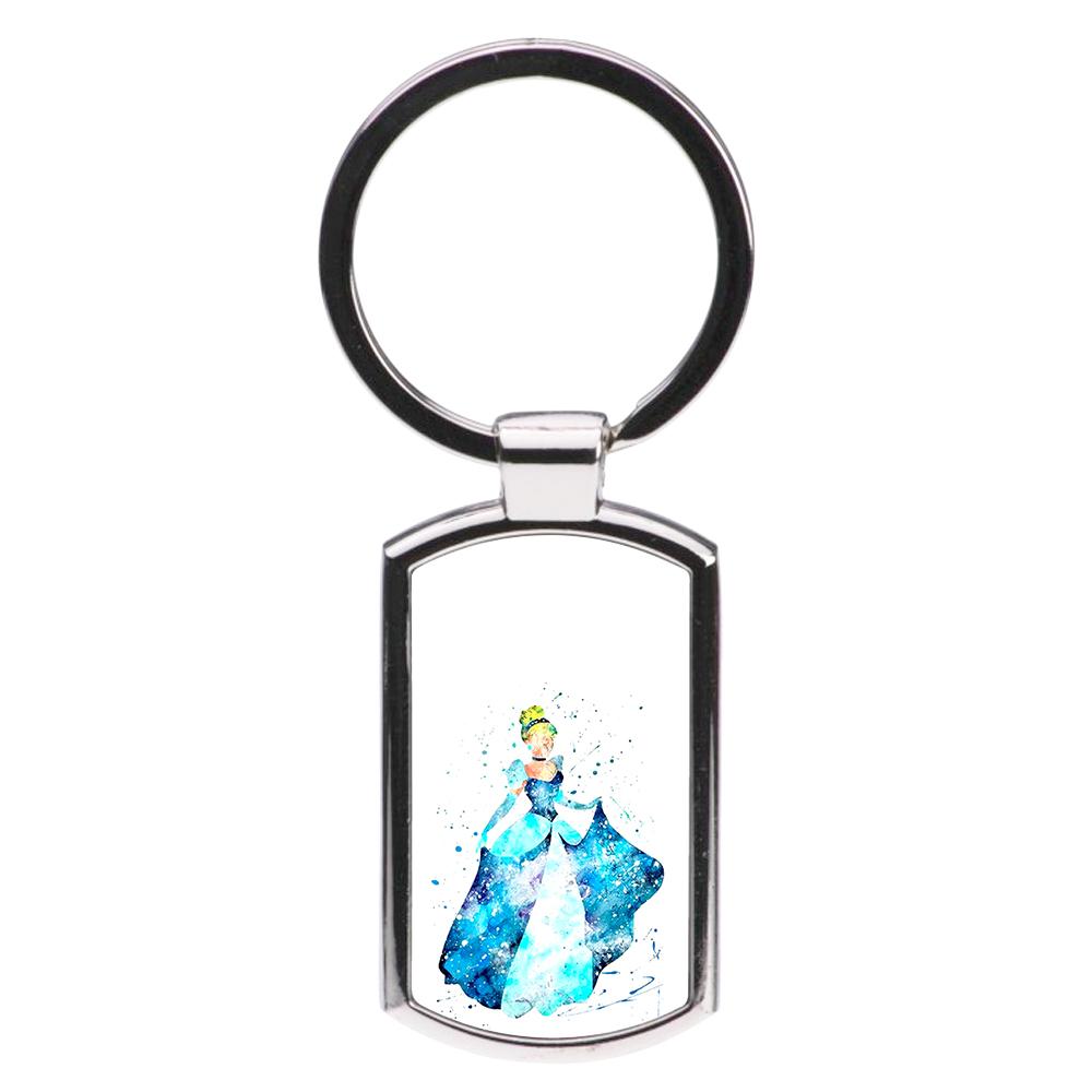 Watercolour Cinderella Disney Luxury Keyring