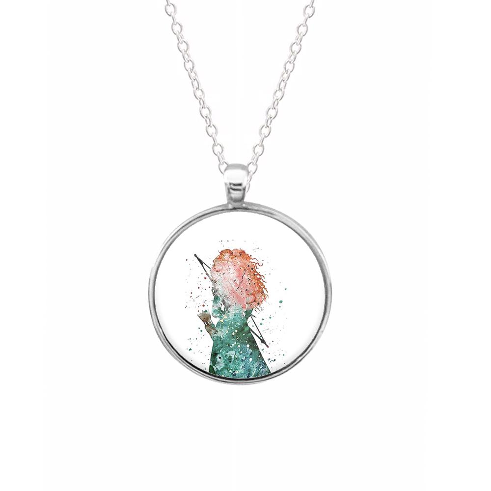 Watercolour Princess Merida Brave Disney Keyring - Fun Cases