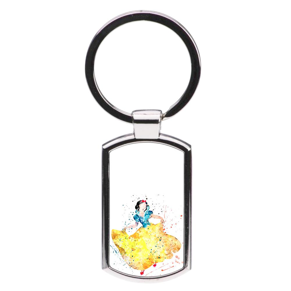 Watercolour Snow White Disney Luxury Keyring