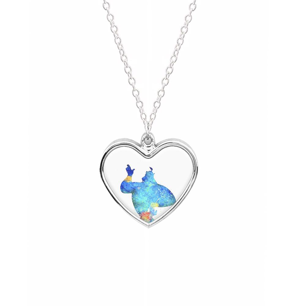 Watercolour Aladdin Fairytale Necklace