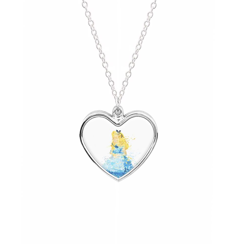 Watercolour Alice in Wonderland Disney Necklace