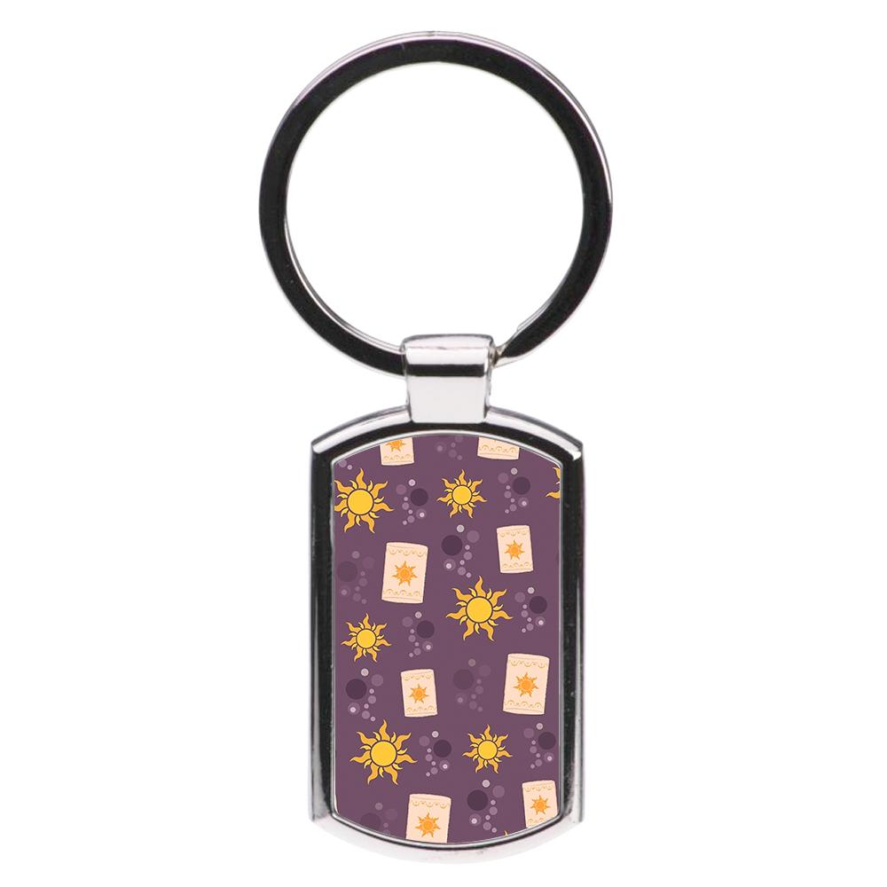 Tangled Lanterns Cartoon Luxury Keyring