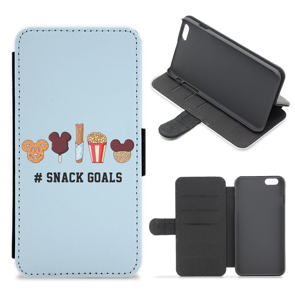 Snack Goals - Disney Flip / Wallet Phone Case