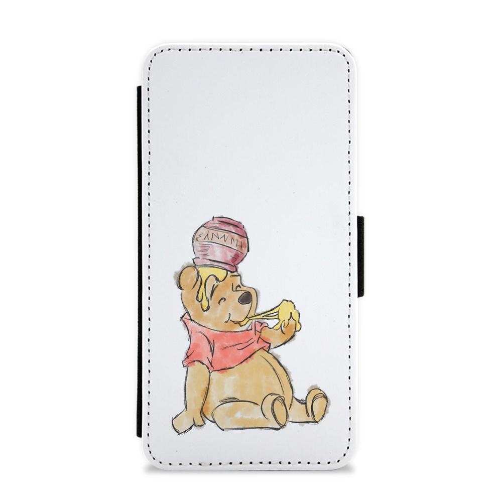 Winnie The Pooh Sketch - Disney Flip / Wallet Phone Case