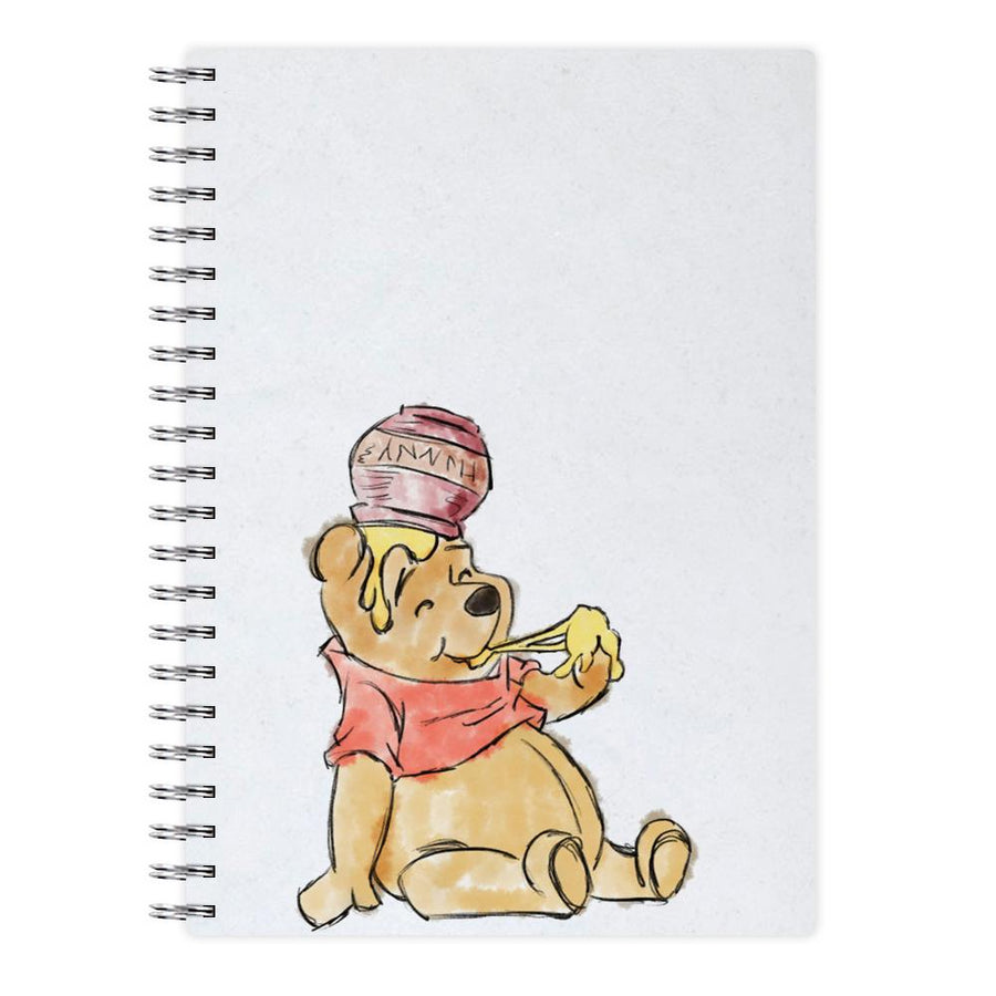 Winnie The Pooh Sketch - Disney Notebook