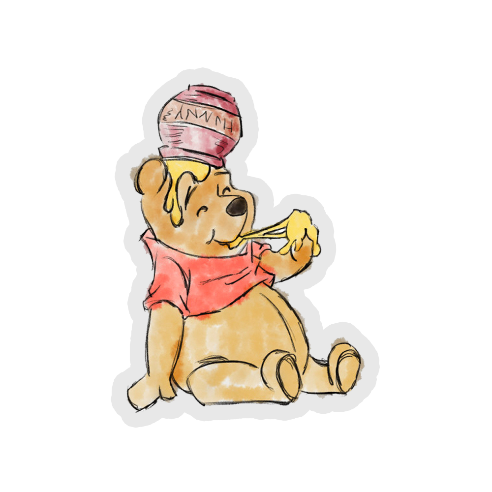 Winnie Sketch Sticker