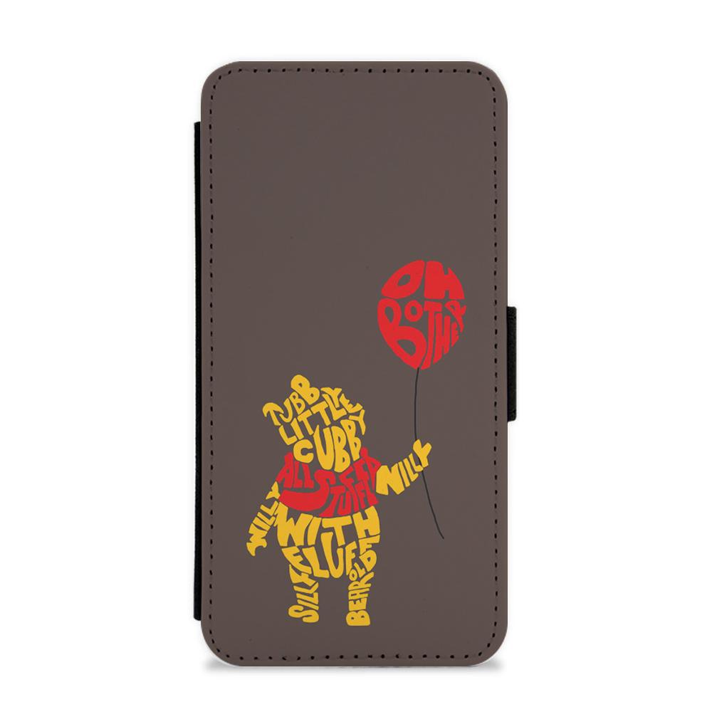 Winnie In Words - Disney Flip / Wallet Phone Case