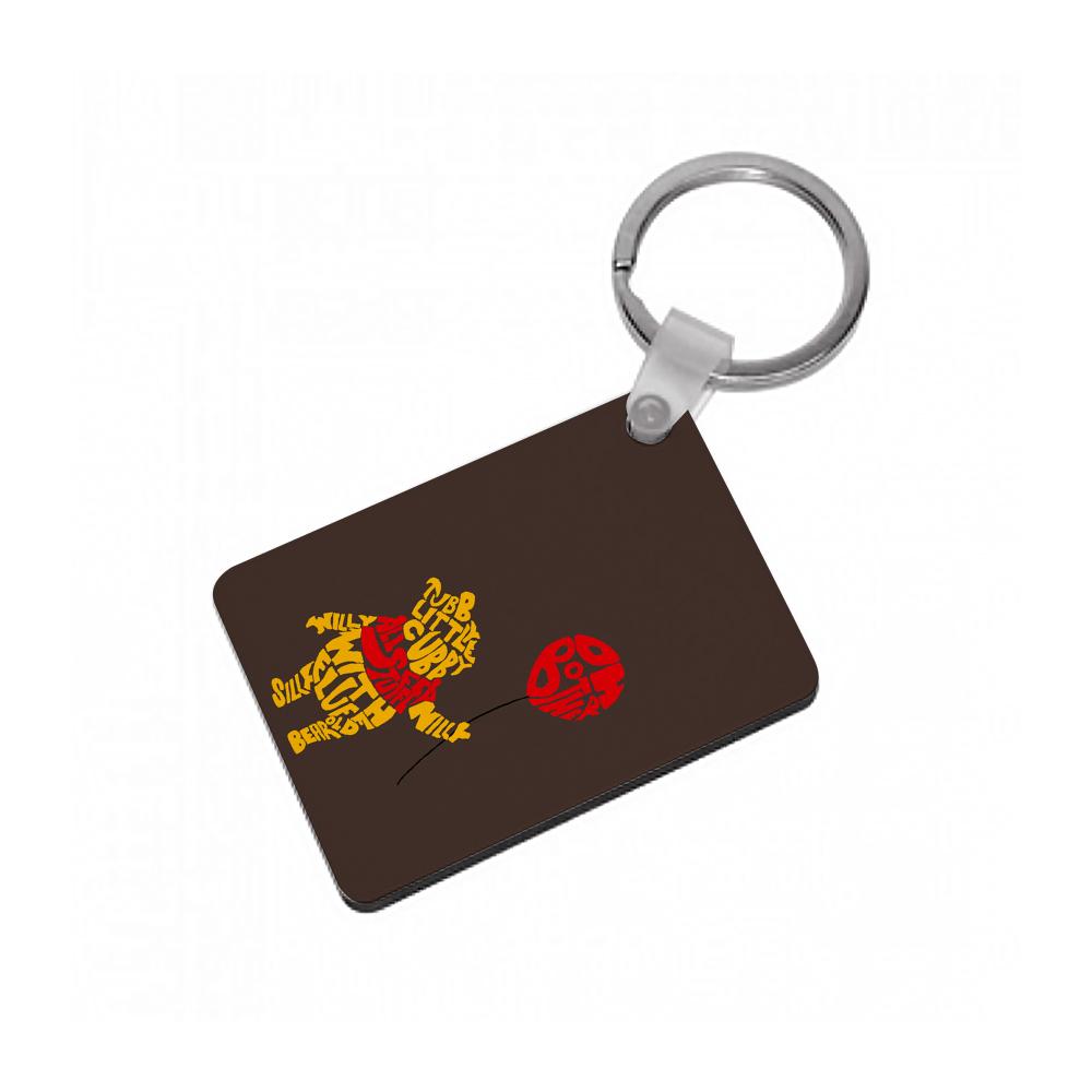 Winnie In Words - Disney Keyring