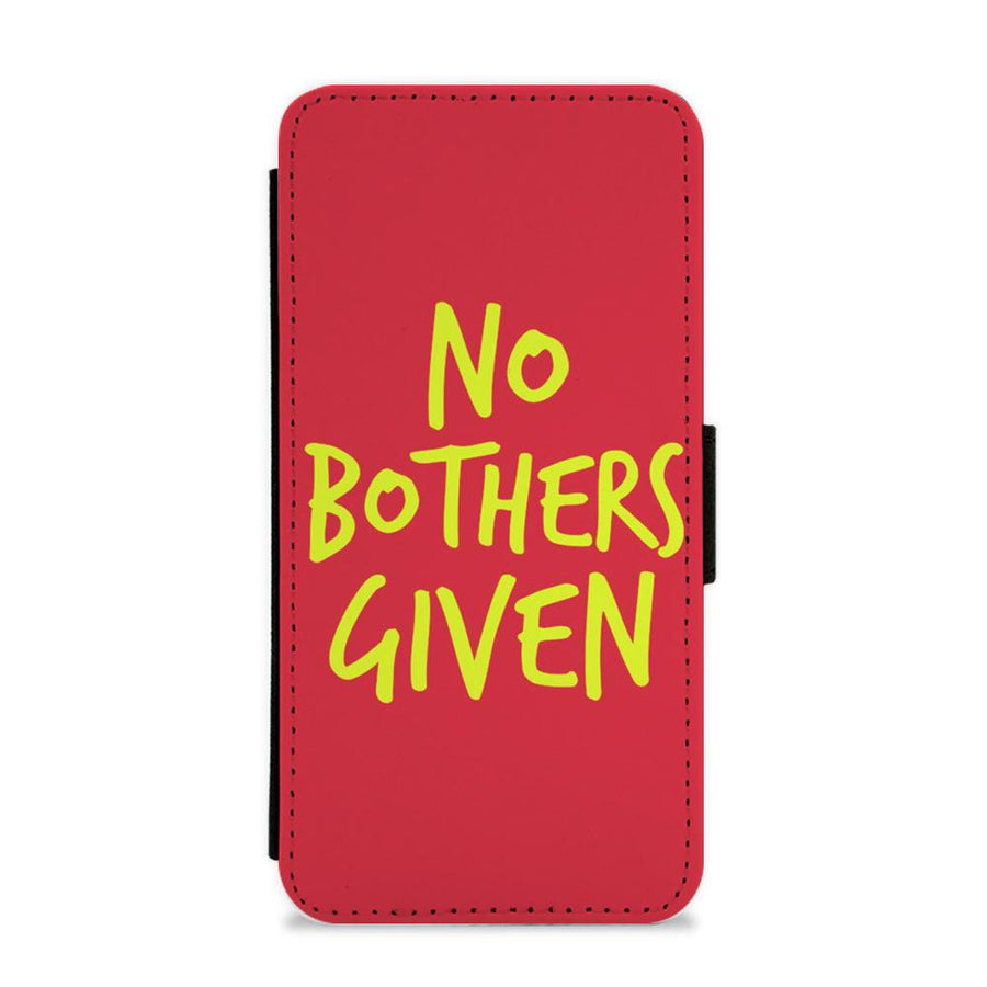 No Bothers Given - Winnie The Pooh Disney Flip / Wallet Phone Case