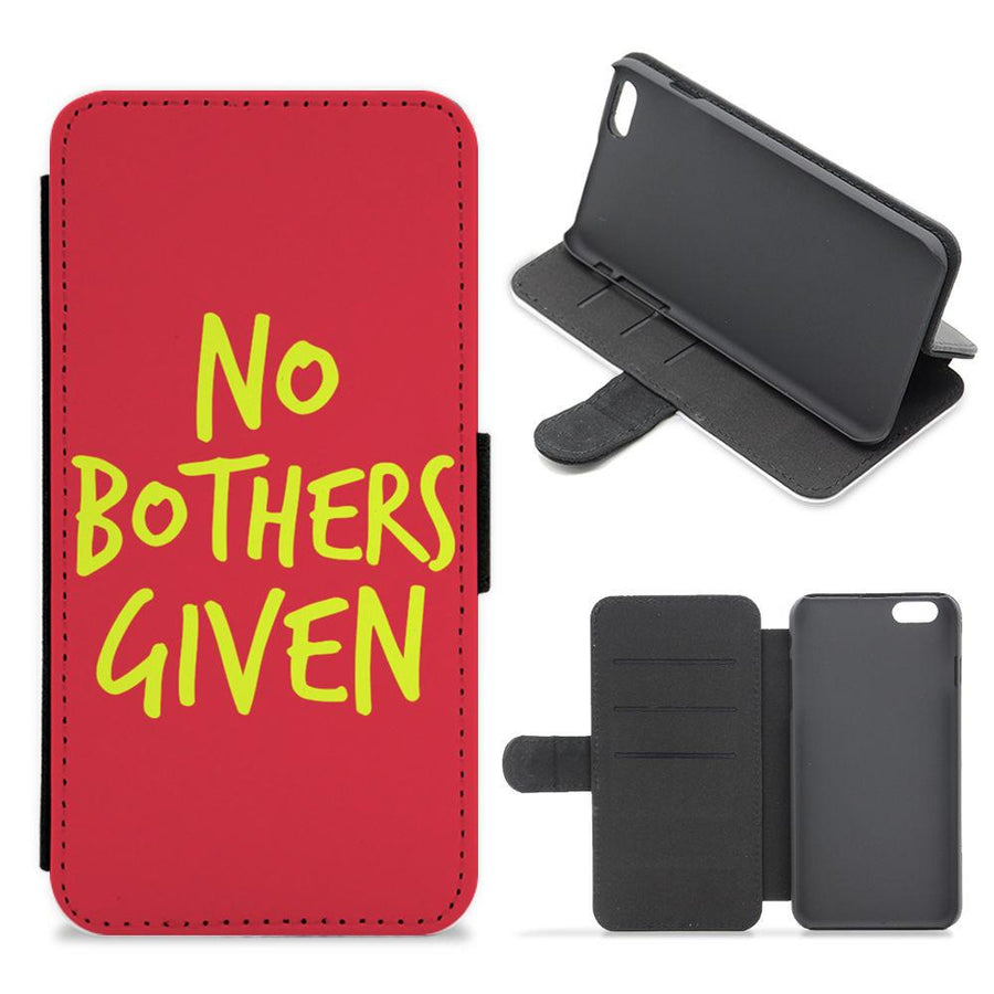 No Bothers Given - Winnie The Pooh Disney Flip / Wallet Phone Case