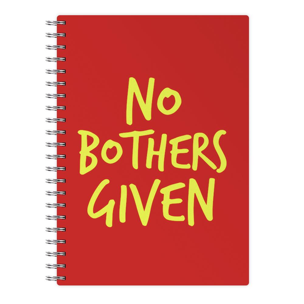 No Bothers Given - Winnie The Pooh Disney Notebook