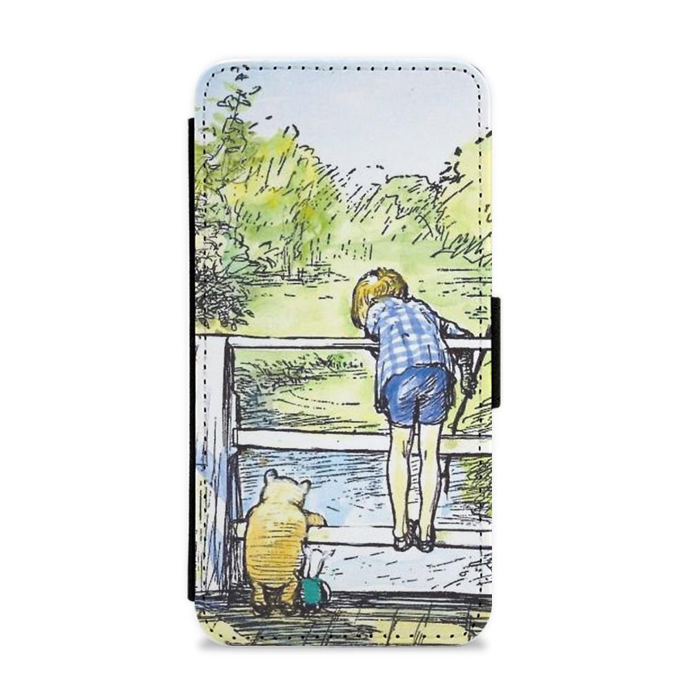 Winnie The Pooh & Christopher Robin - Disney Flip / Wallet Phone Case