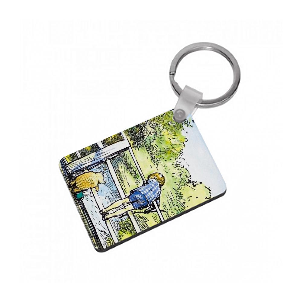 Winnie The Pooh & Christopher Robin - Disney Keyring