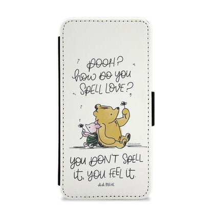 A Tale Of Love - Winnie The Pooh Flip / Wallet Phone Case