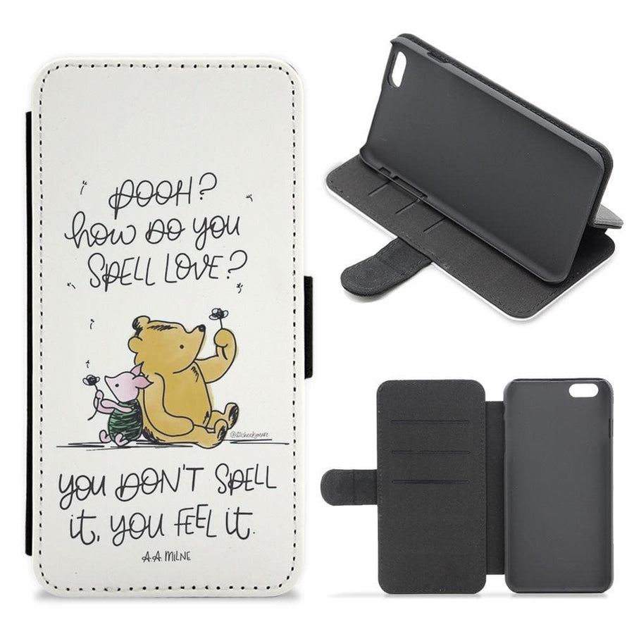 A Tale Of Love - Winnie The Pooh Flip / Wallet Phone Case