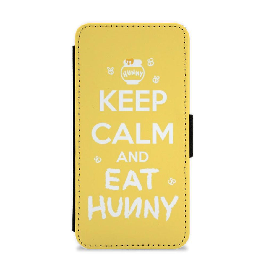 Keep Calm And Eat Honey - Winnie The Pooh Flip / Wallet Phone Case