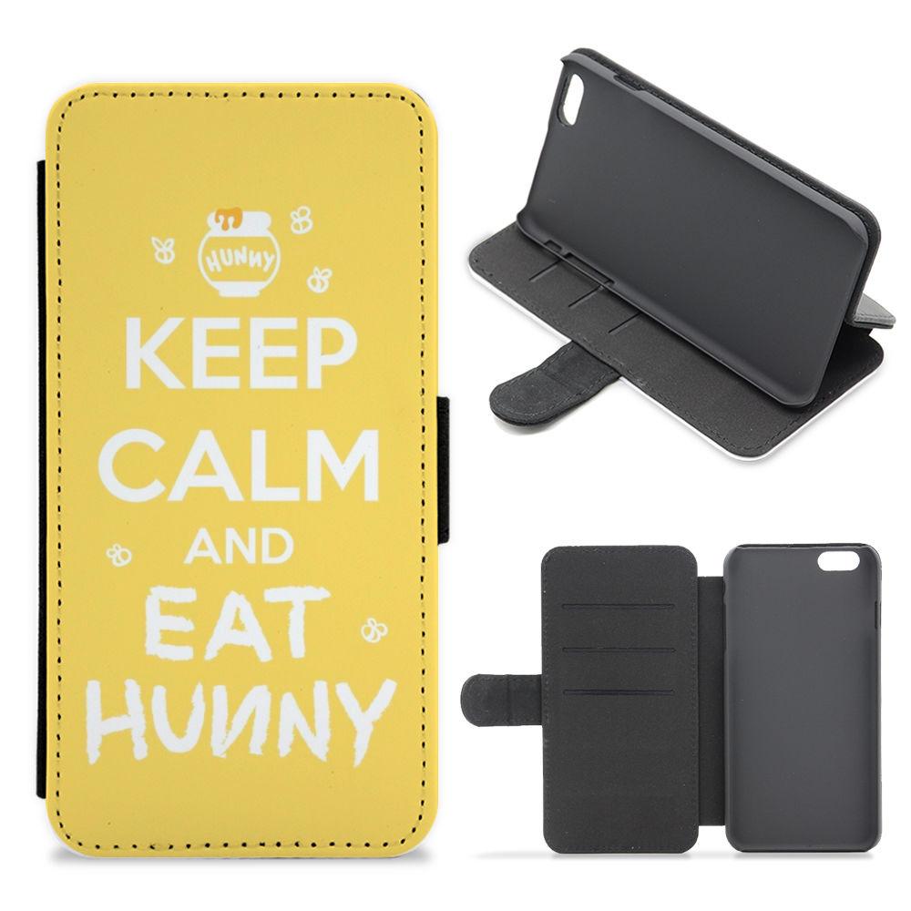 Keep Calm And Eat Honey - Winnie The Pooh Flip / Wallet Phone Case