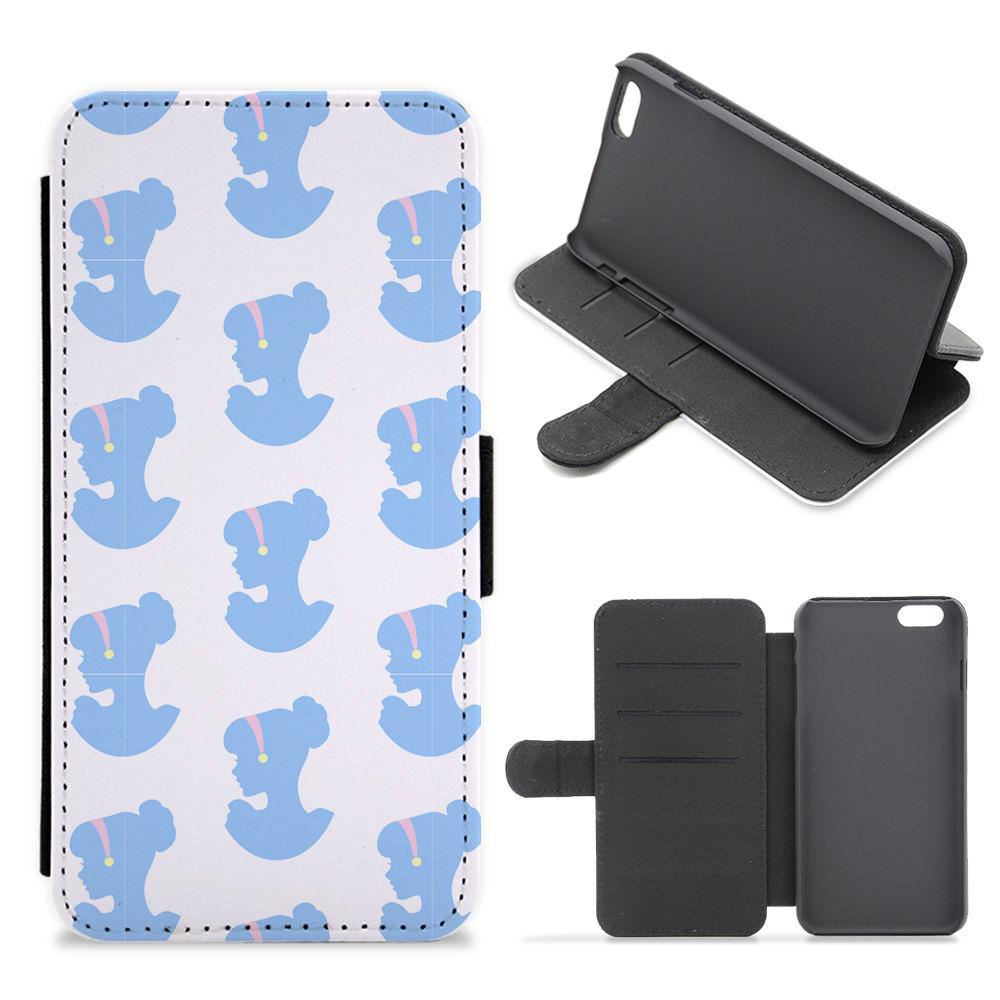 Cinderella Pattern - Disney Flip / Wallet Phone Case