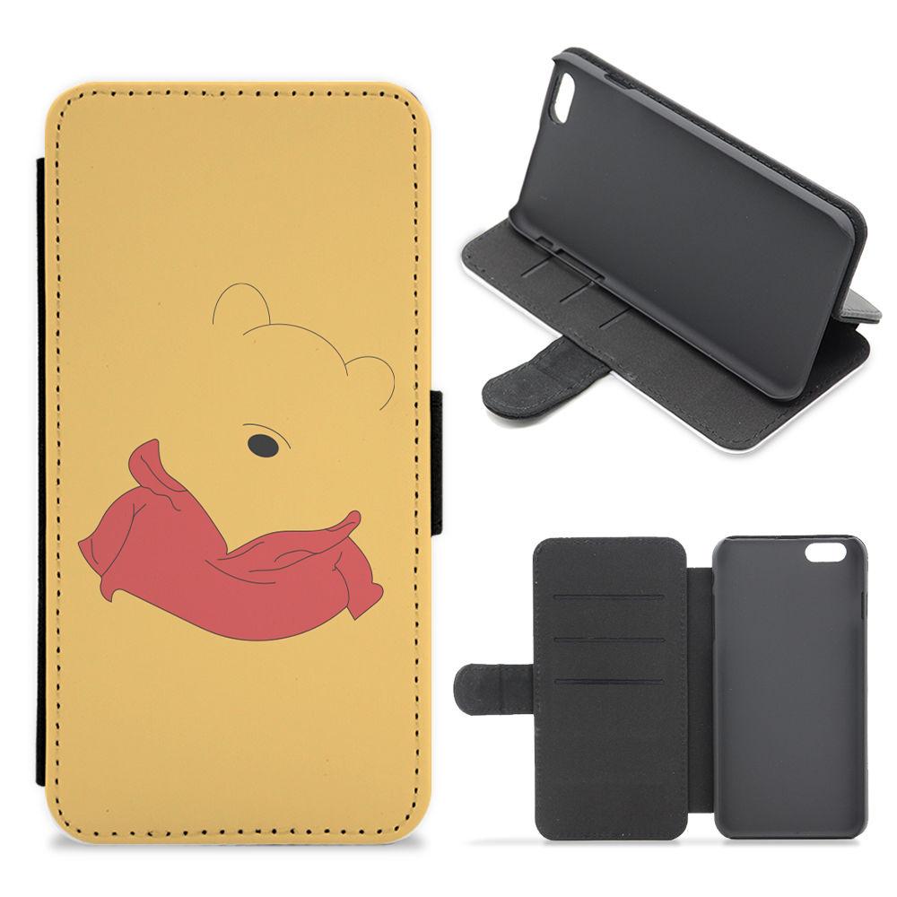 Faceless Winnie The Pooh Flip / Wallet Phone Case