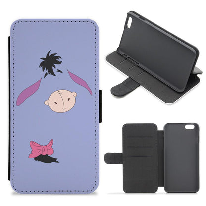 Faceless Eeyore Flip / Wallet Phone Case