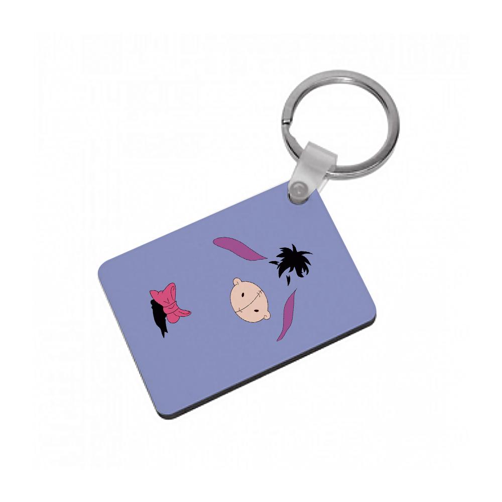 Faceless Eeyore Keyring