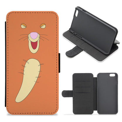 Faceless Tigger Flip / Wallet Phone Case