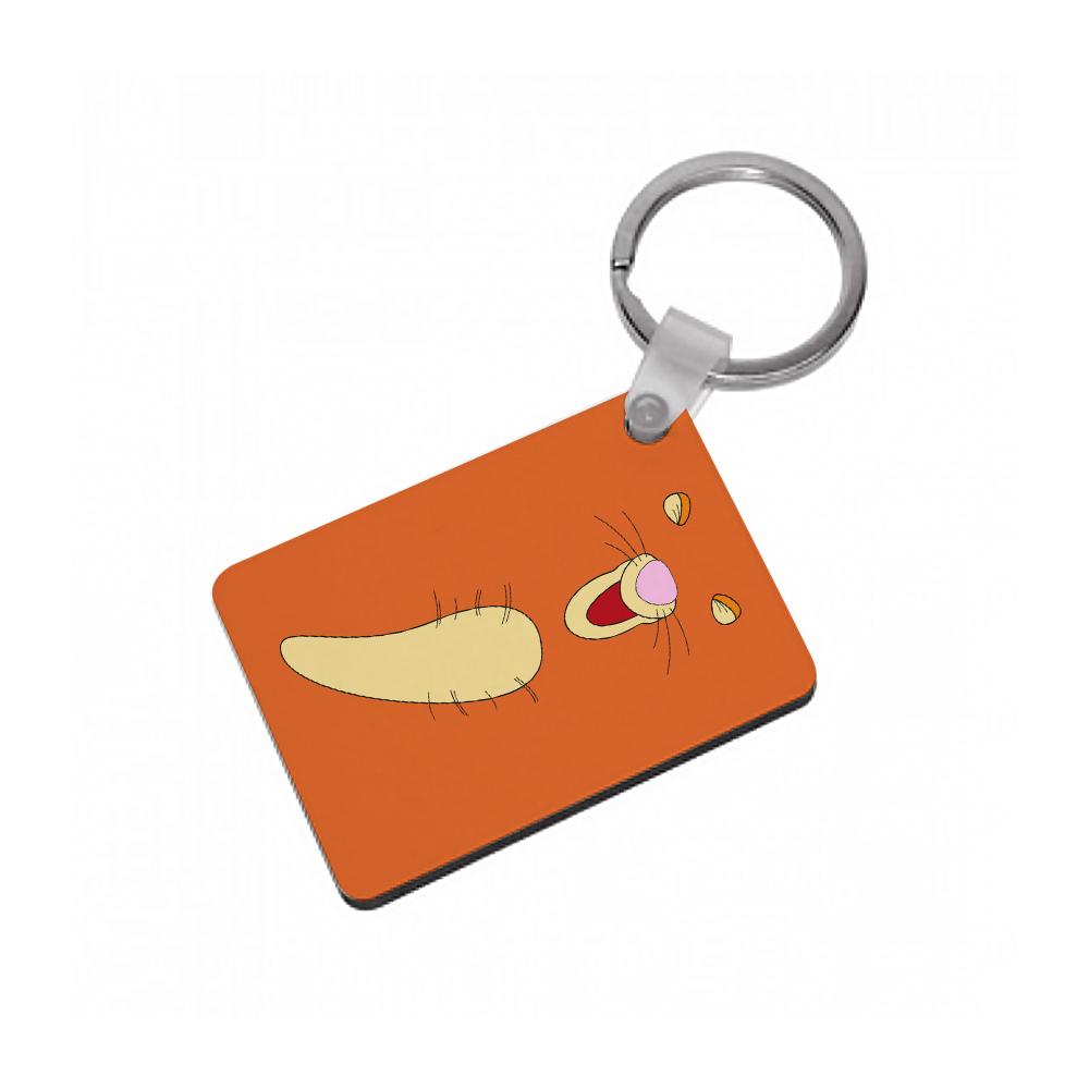 Faceless Tigger Keyring