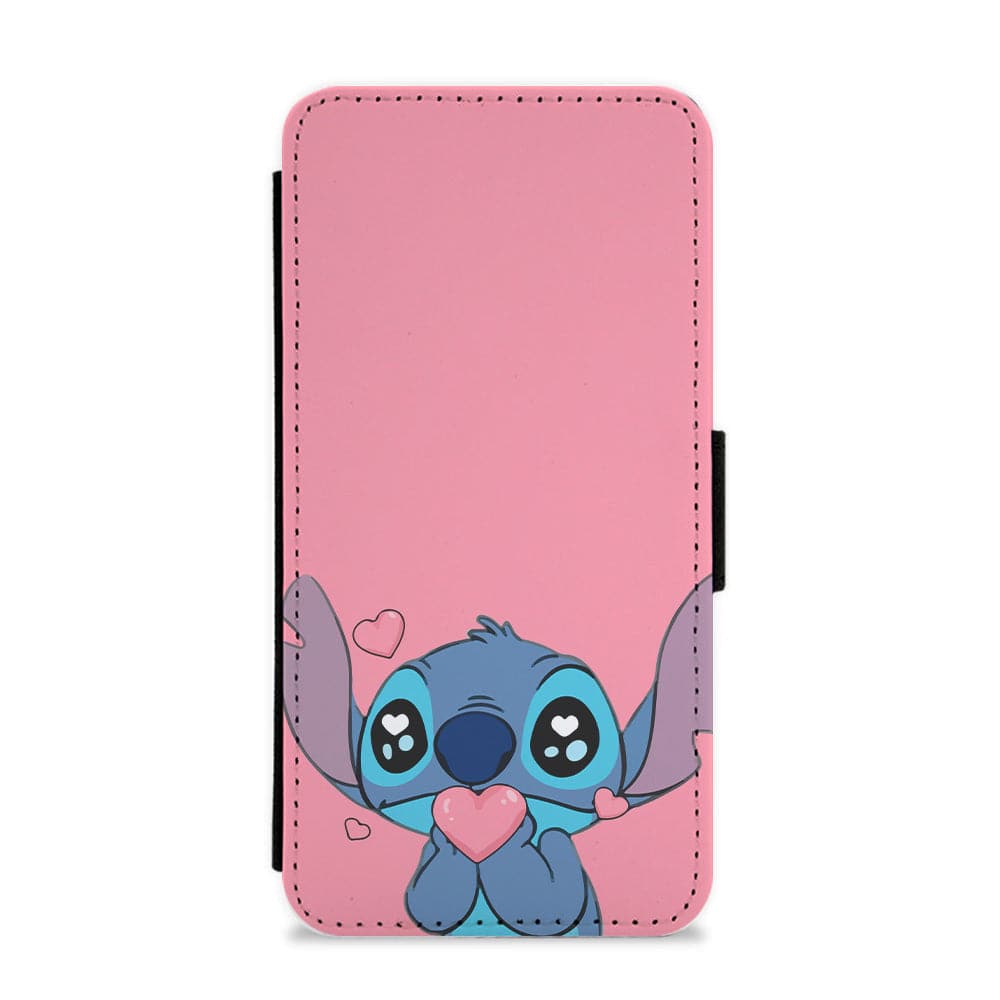 Cute Stitch - Disney Flip / Wallet Phone Case