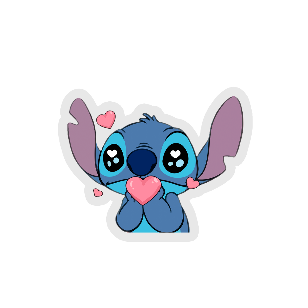 Cute Alien Blue Sticker