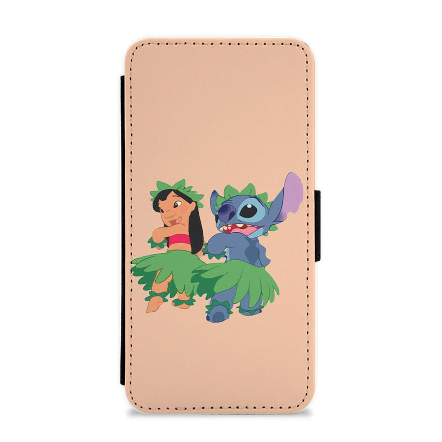 Lelo And Stitch Hoola - Disney Flip / Wallet Phone Case