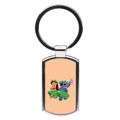 Lelo And Stitch Hoola - Disney Luxury Keyring