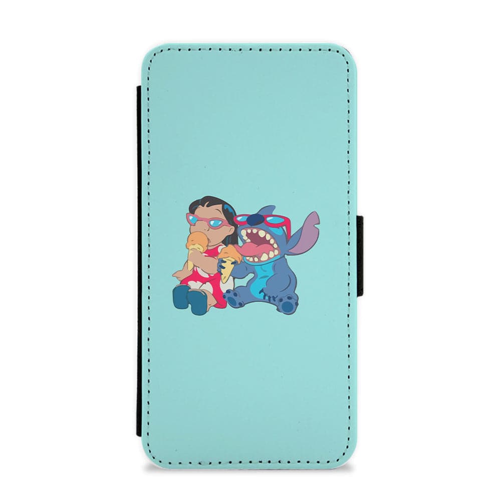 Ice Cream Stitch - Disney Flip / Wallet Phone Case