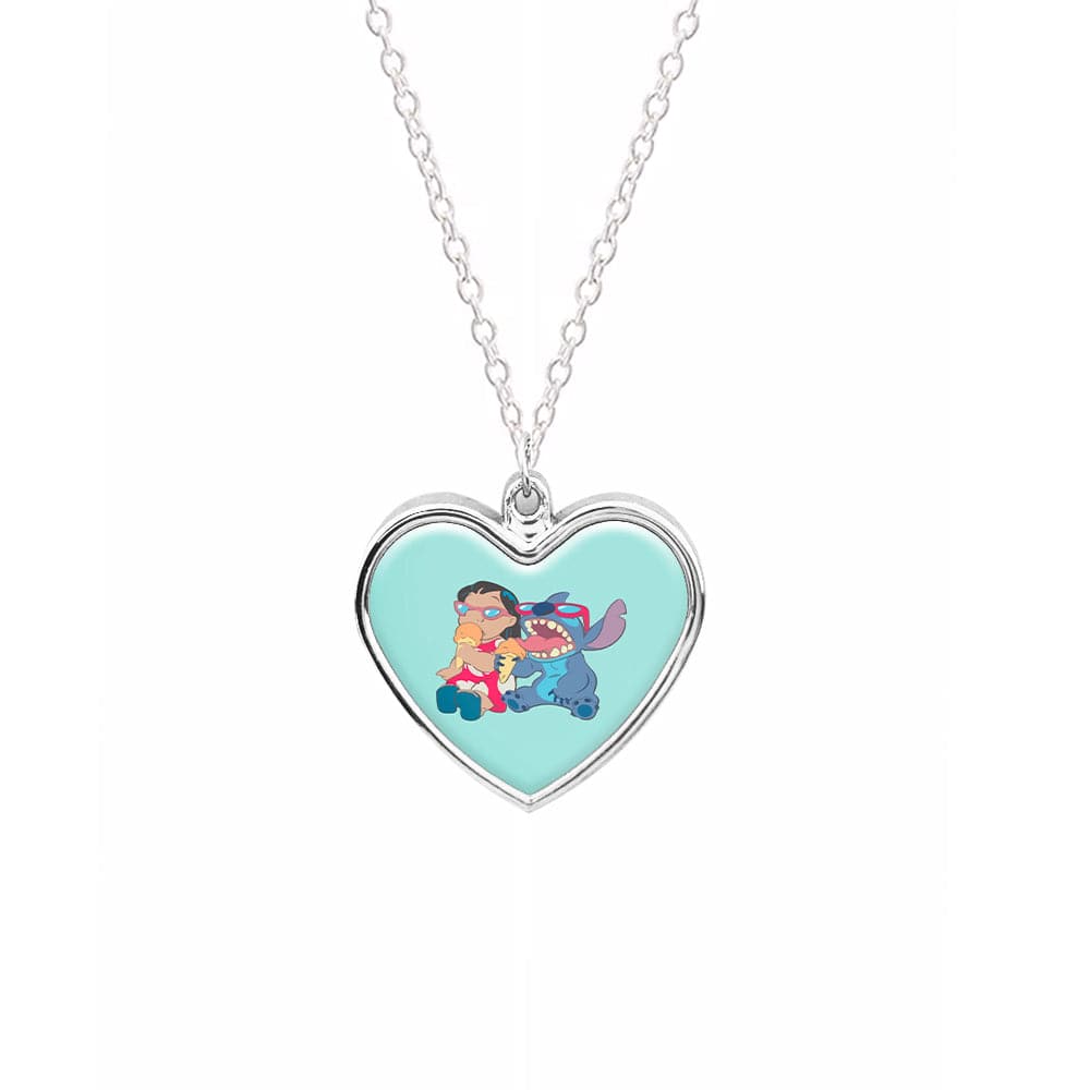 Ice Cream Alien Blue Necklace