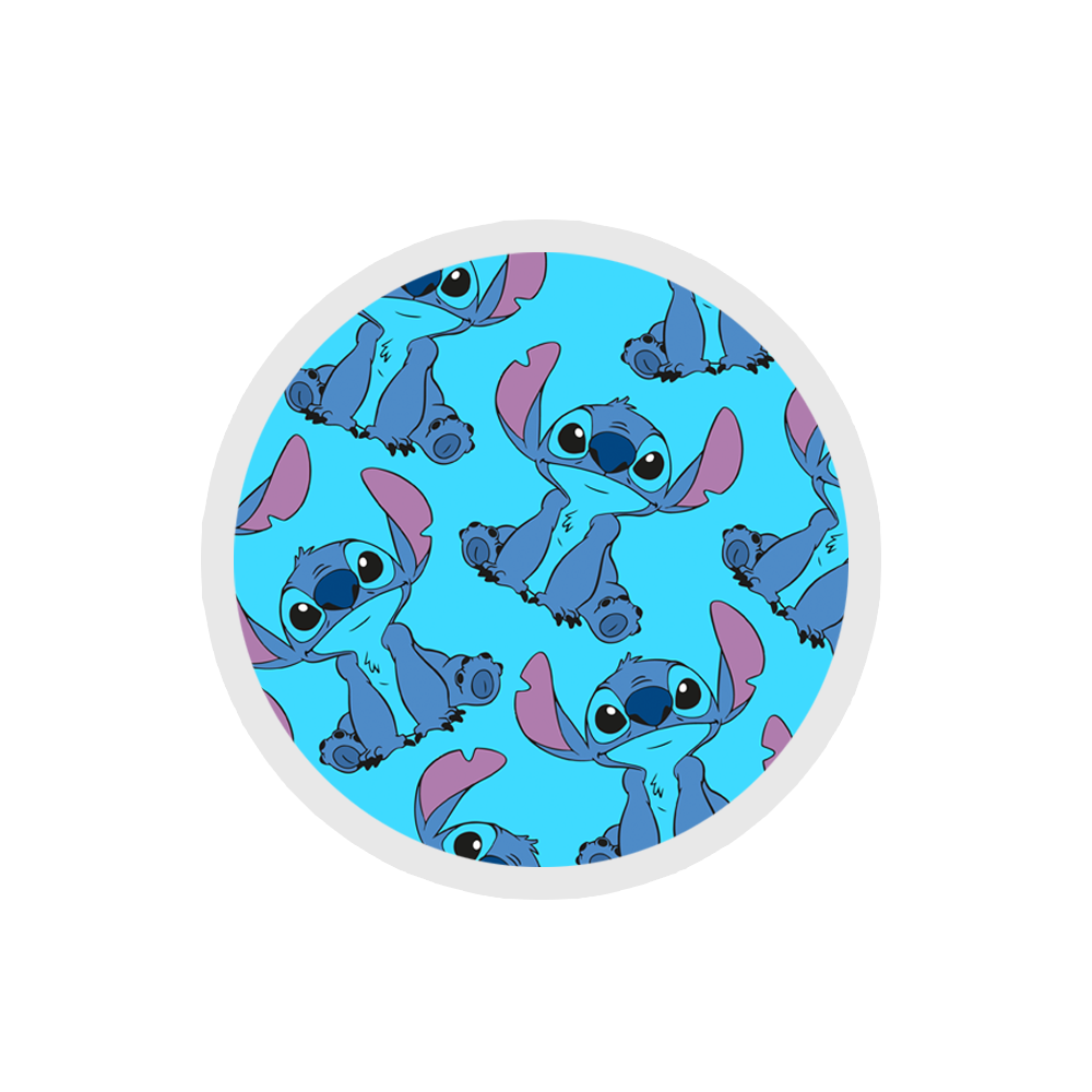 Cute Alien Blue Pattern Sticker