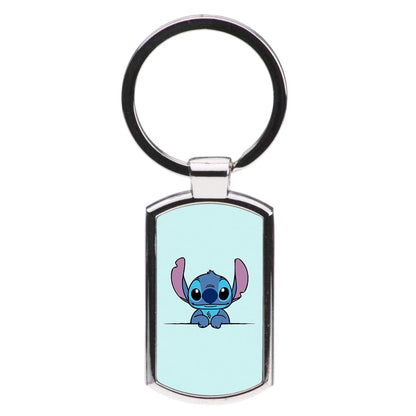 Stitch Leaning - Disney Luxury Keyring