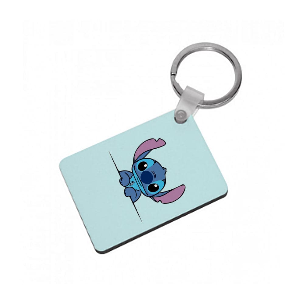 Stitch Leaning - Disney Keyring