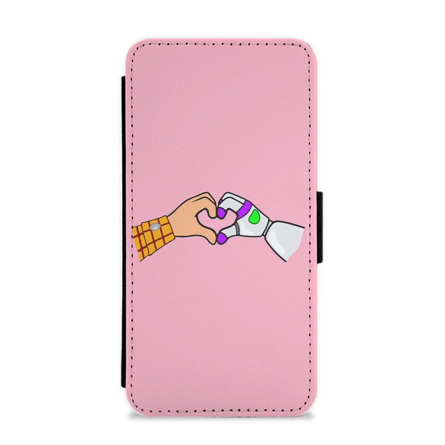 Woody And Buzz Love - Disney Flip / Wallet Phone Case
