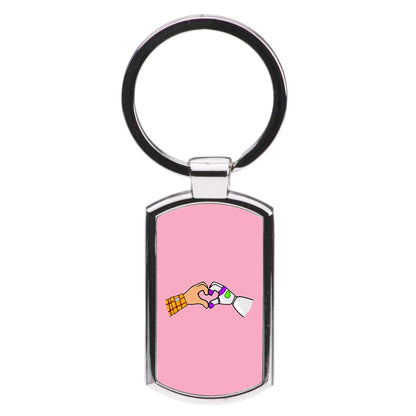 Woody And Buzz Love - Disney Luxury Keyring