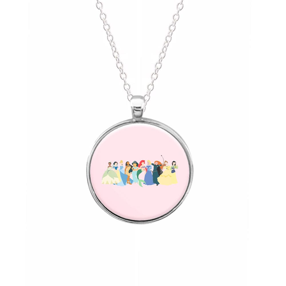 Disney Princesses Cast Necklace